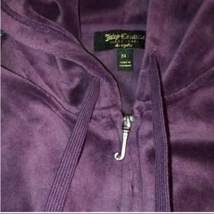 NWOT Juicy Couture Black Label zip-front Medium